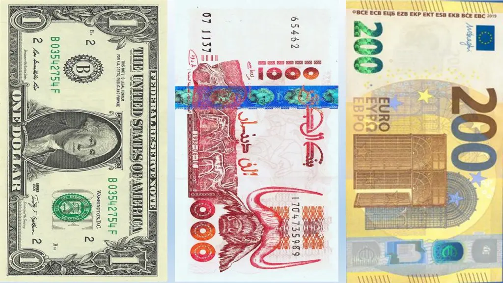 Taux de change du dinar : la situation de ce mardi 14 septembre