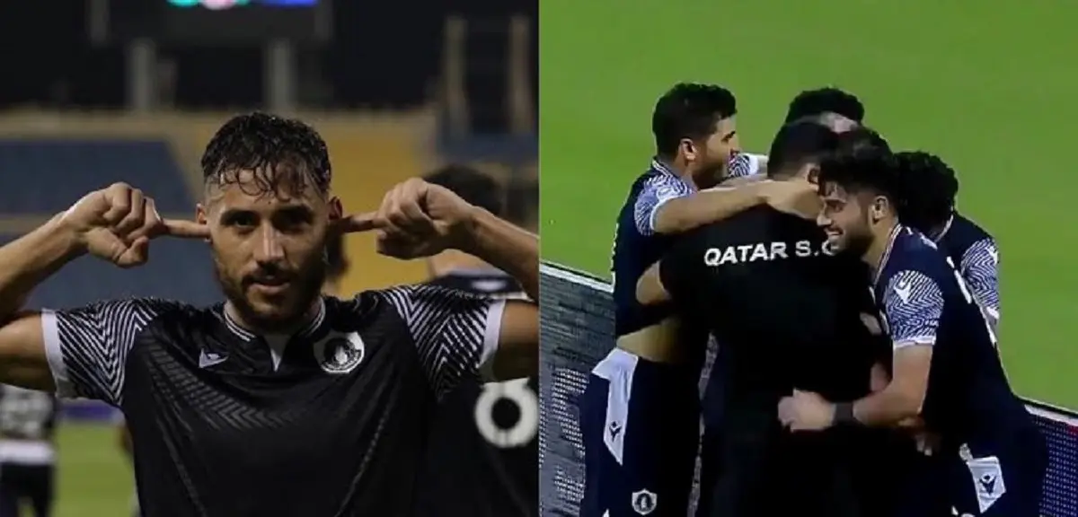 VIDEO. Belaili signe un doublé dont un incroyable but pour le Qatar SC