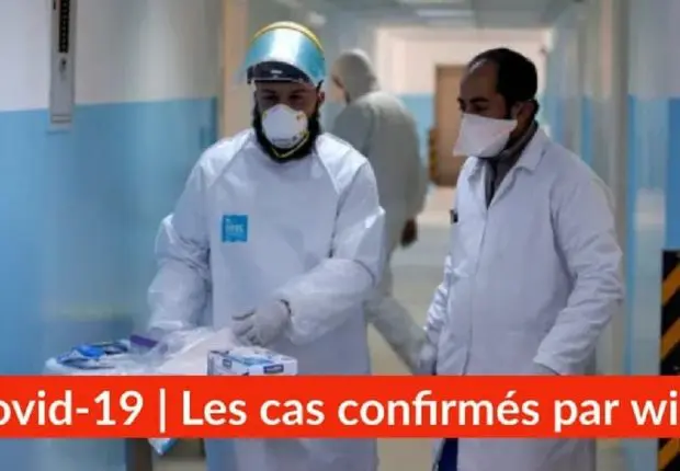 Bilan covid-19 du 11 octobre : les contaminations par wilaya