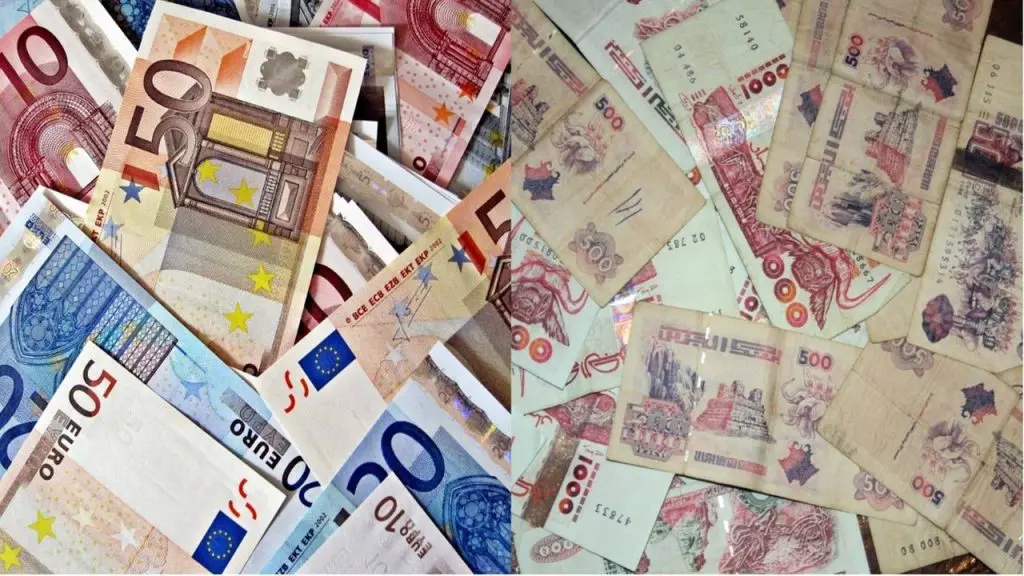 Cotations dinar face aux devises en banque et marché noir ce 6 février