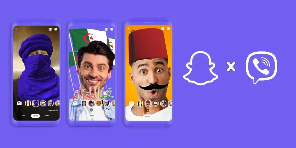 Viber lance les filtres (Viber Lenses) à réalité augmentée en Algérie