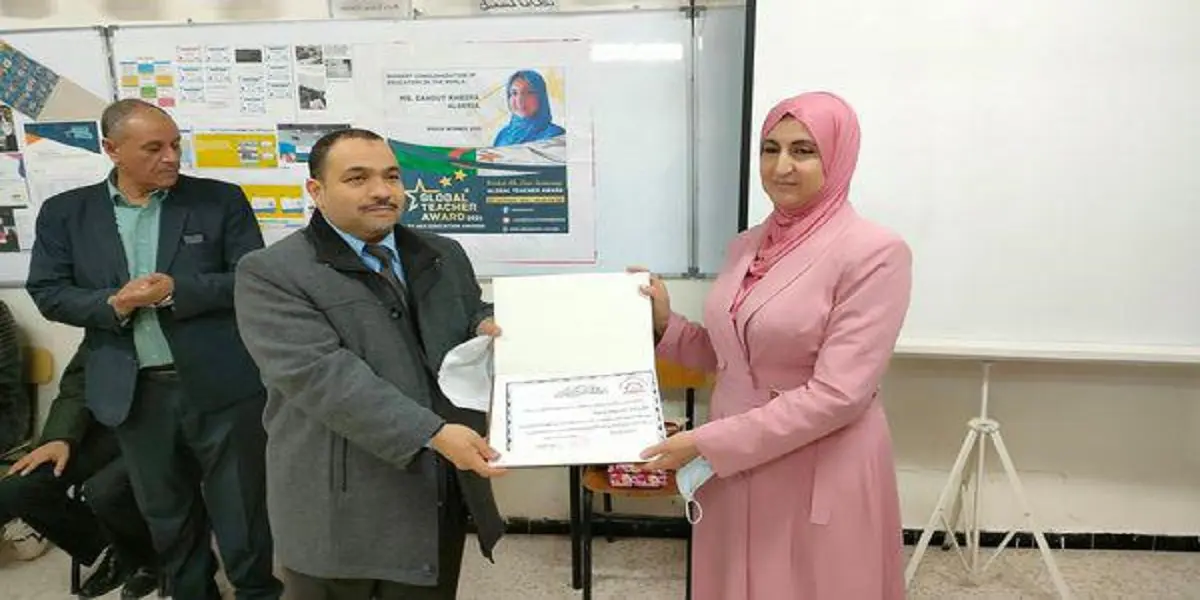 Une algérienne de Djelfa parmi les 100 meilleurs enseignants du monde