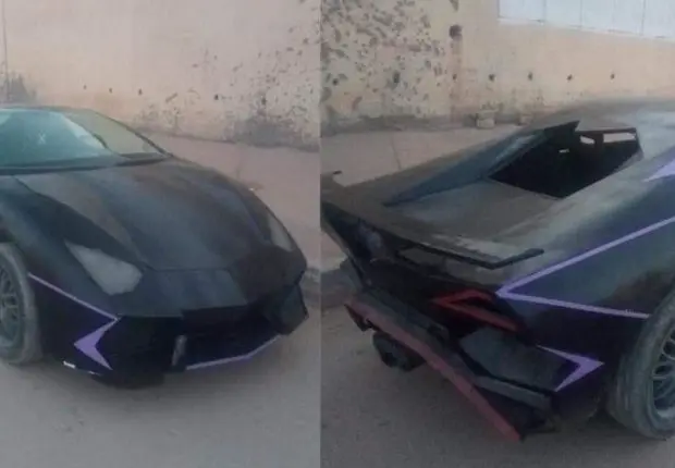Laghouat : un Algérien fabrique une réplique de Lamborghini