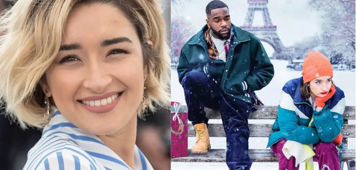 Shirine Boutella à l’affiche de la série Christmas Flow sur Netflix