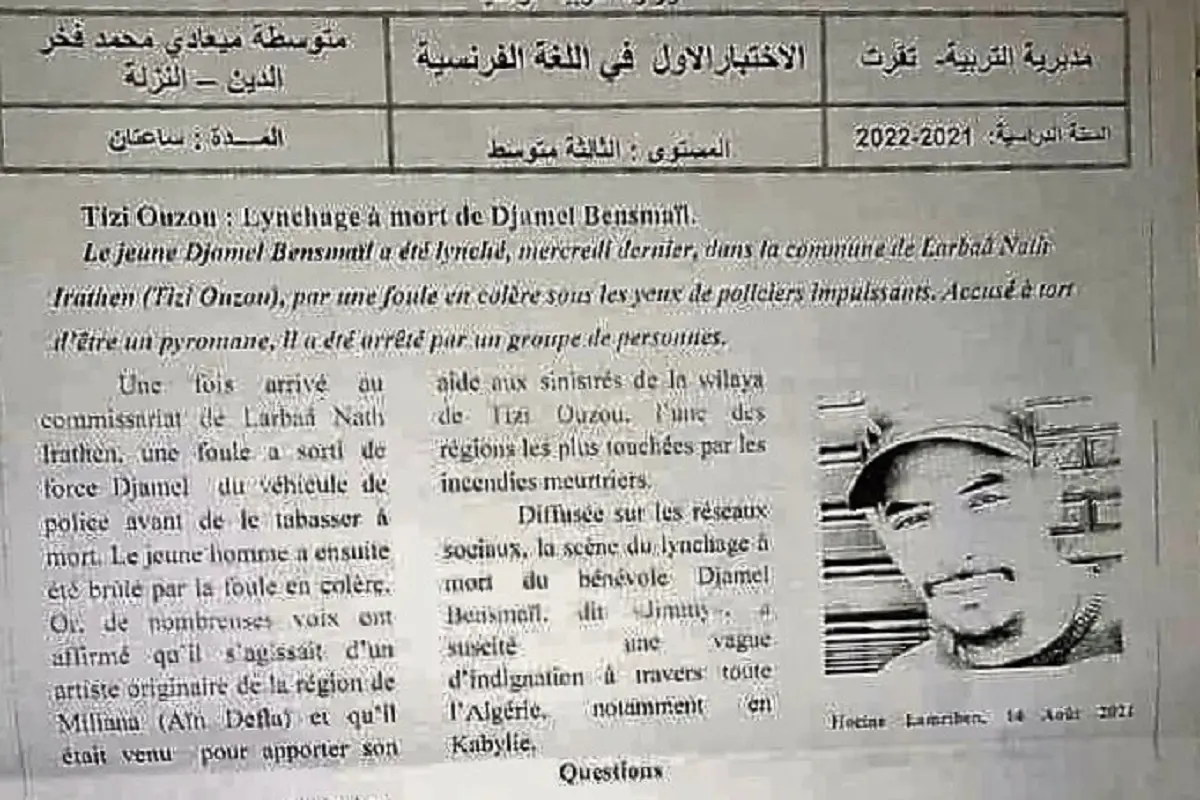 Affaire Djamel Bensmail : un collège « remue » le couteau dans la plaie