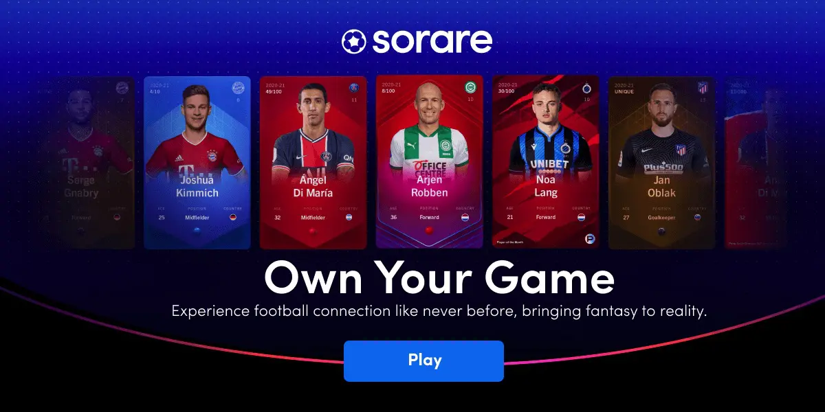 Sorare, le jeu de carte de football basé sur la blockchain Ethereum