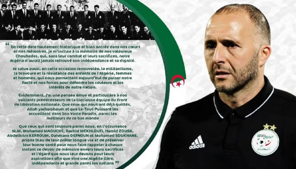 1er Novembre : Belmadi lance un petit message aux Algériens