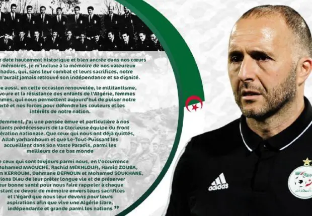 1er Novembre : Belmadi lance un petit message aux Algériens