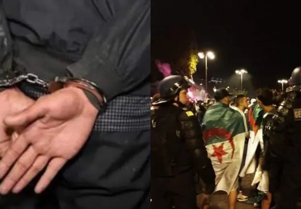 France: il s’en est pris à la police, un supporter de l’Algérie écroué