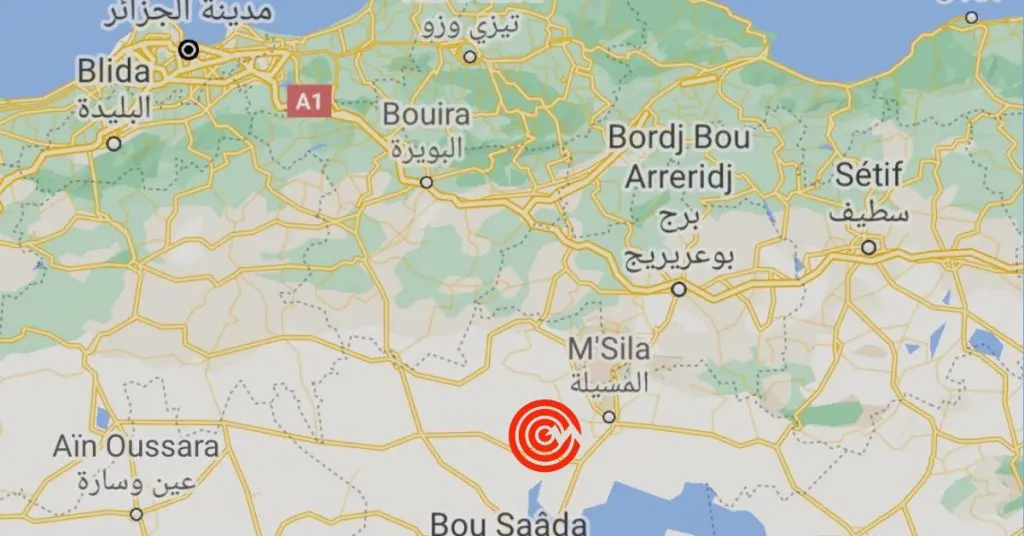 La wilaya de M’Sila secouée par un tremblement de terre