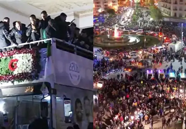 VIDEOS. Coupe arabe : les verts acclamés par une immense foule à Alger