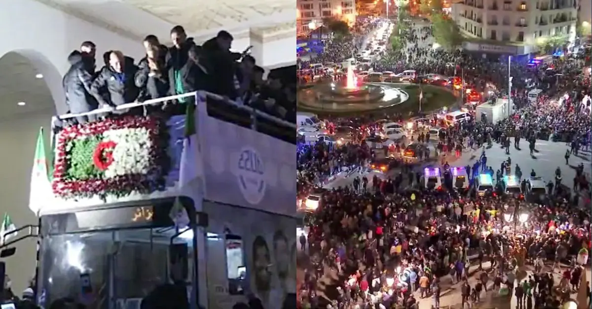 VIDEOS. Coupe arabe : les verts acclamés par une immense foule à Alger