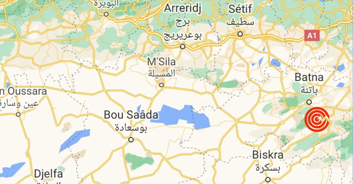 Tremblement de terre : la wilaya de Batna secouée