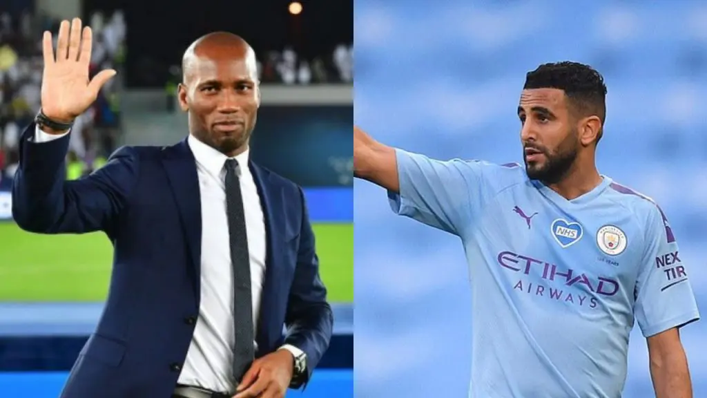 Premier League : quand Drogba lance un défi à Mahrez