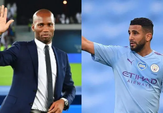 Premier League : quand Drogba lance un défi à Mahrez