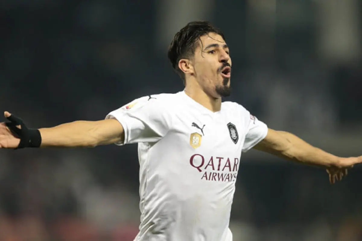 Championnat qatari 2021-2022 : Bounedjah 2e meilleur buteur