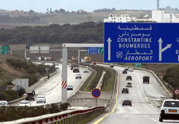 Alger : un important tronçon de l’autoroute est-ouest fermé à la circulation temporairement