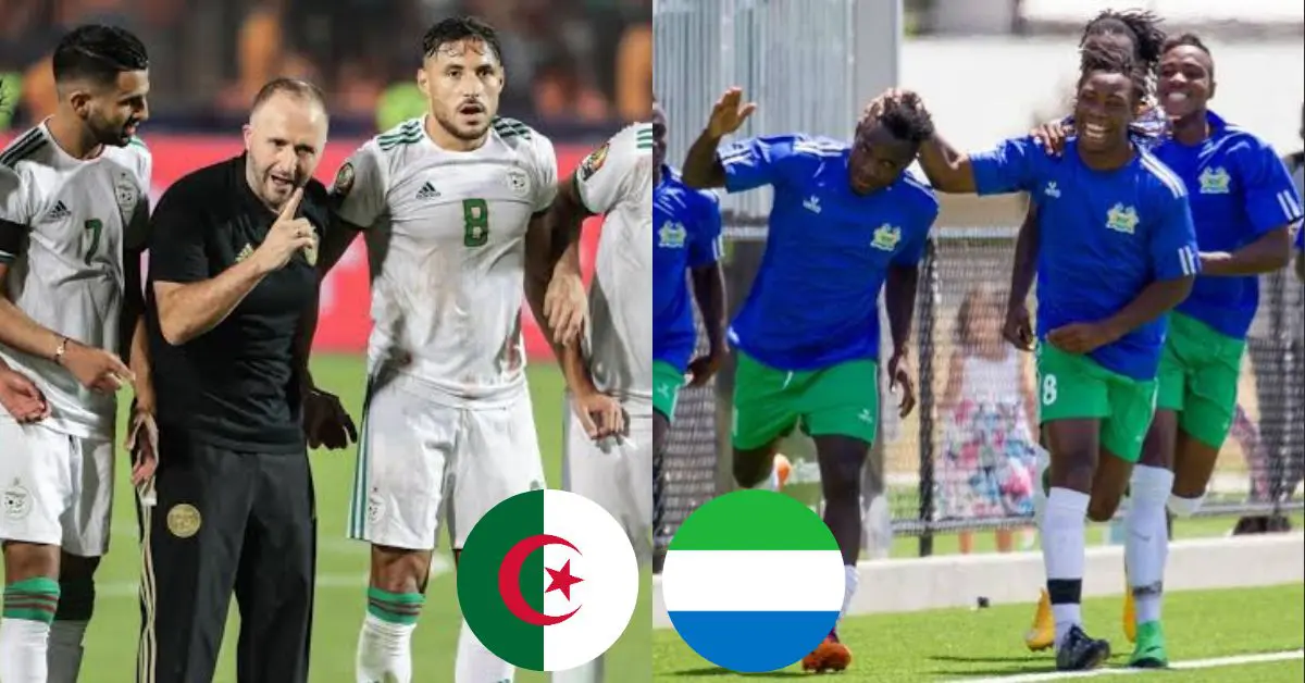 Algérie – Sierra Leone : chaînes qui diffusent le match