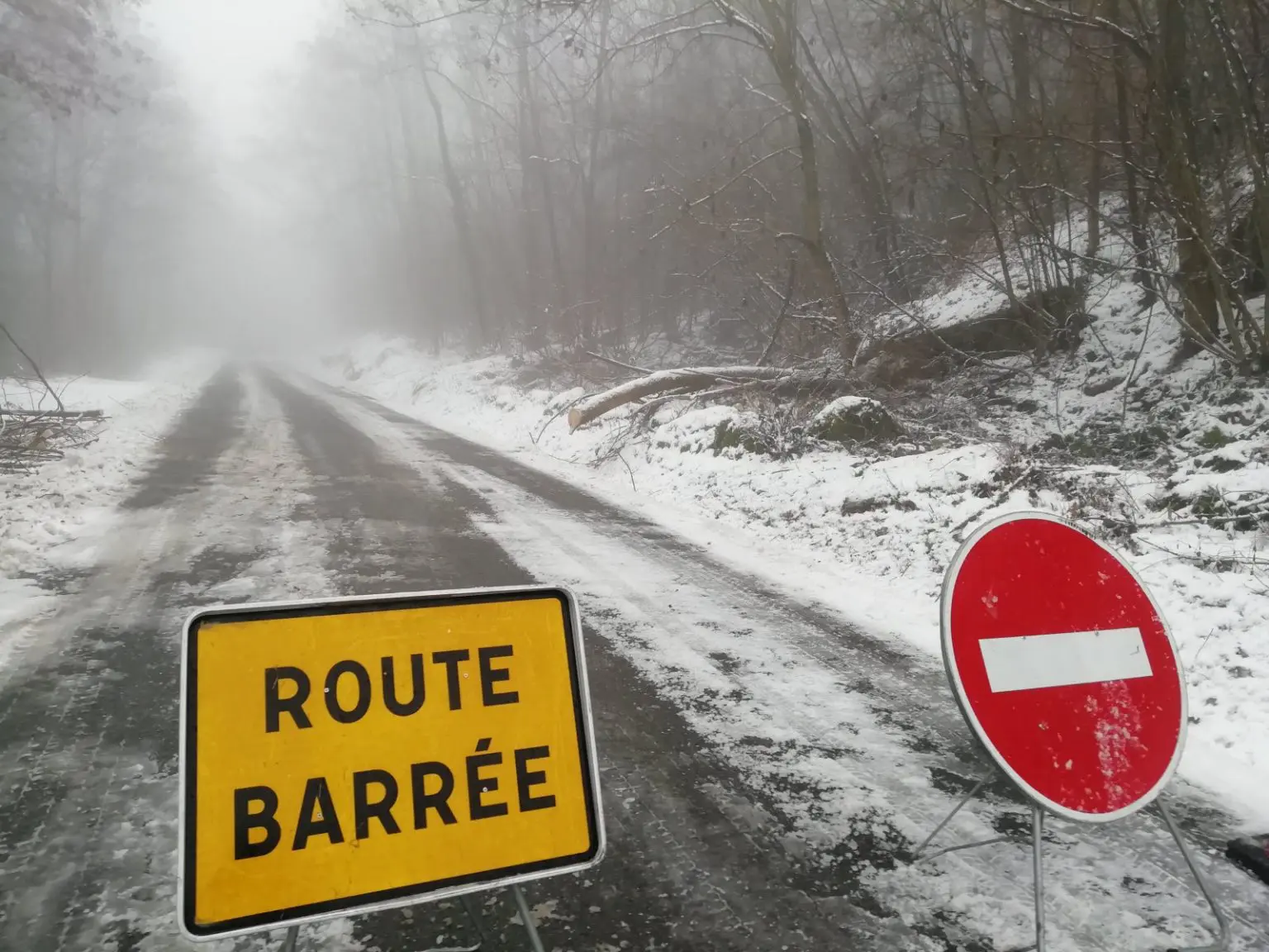 Chutes de neige : des routes barrées dans plusieurs wilayas