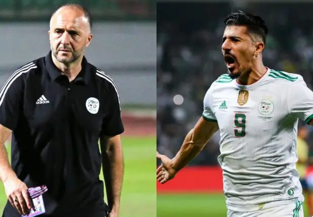 CAN 2022 : Belmadi fustige les détracteurs de Bounedjah
