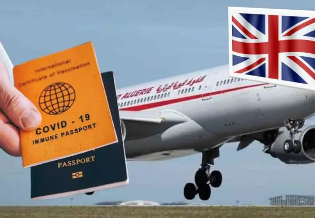 Voyages au Royaume-Uni : feu vert pour le pass sanitaire algérien