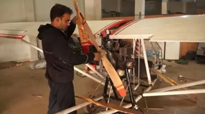 M’Sila : il rêve de voler, alors il fabrique son propre avion