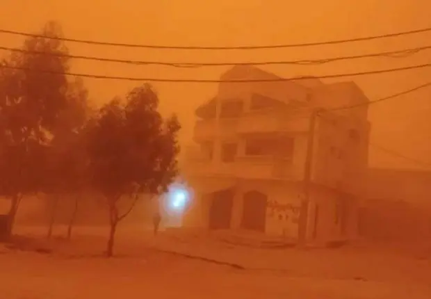Climat apocalyptique à Tébessa : des vents de sable sèment la panique