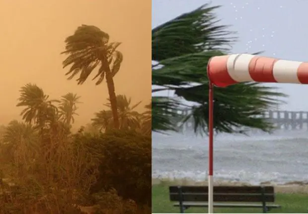 Météo : vent et soulèvement de sable dans plusieurs régions