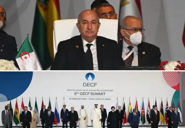 Forum des pays exportateurs de gaz : les 3 priorités selon Tebboune