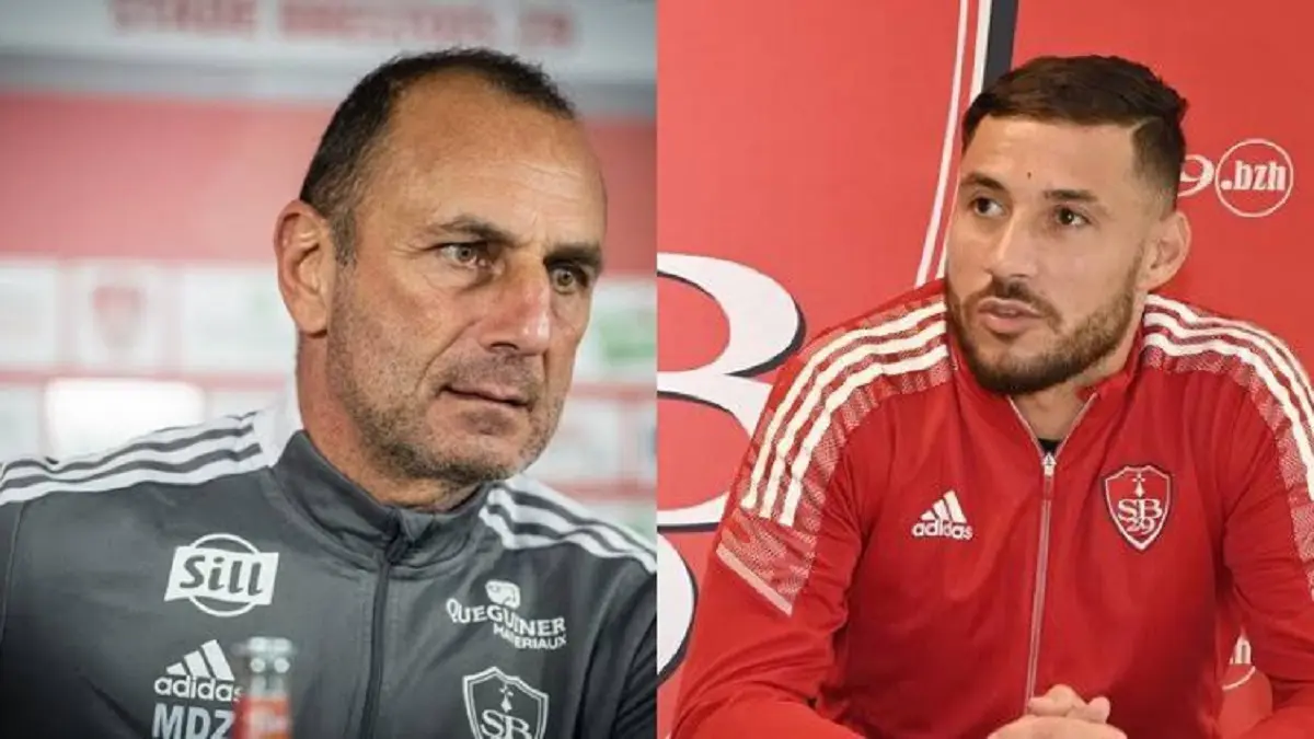 Brest : l’entraineur Michel Der Zakarian explique la situation de Belaïli