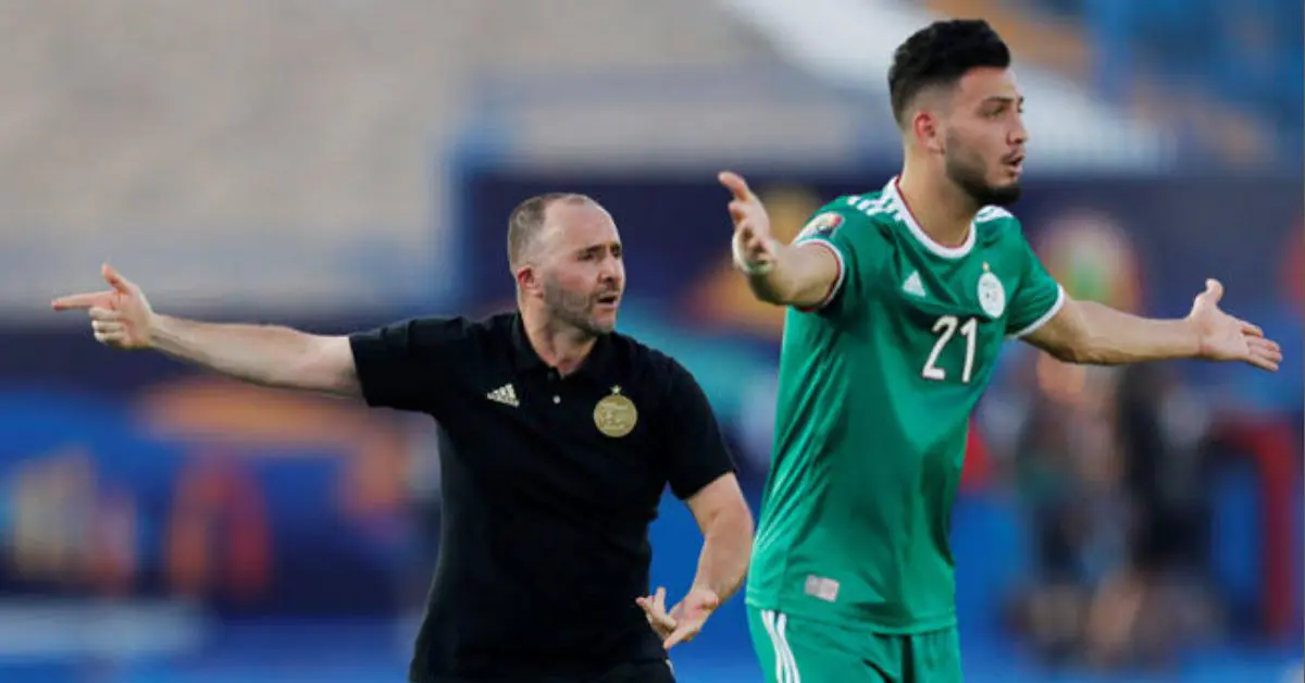 Équipe d’Algérie : Bensebaini défend et encense Belmadi
