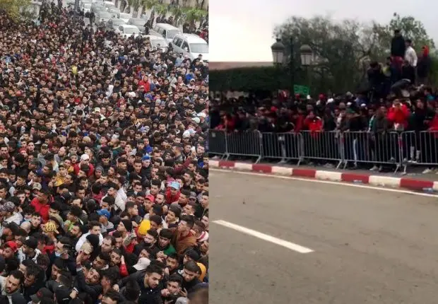 Vente billets Algérie-Cameroun : une foule de supporters envahit Blida