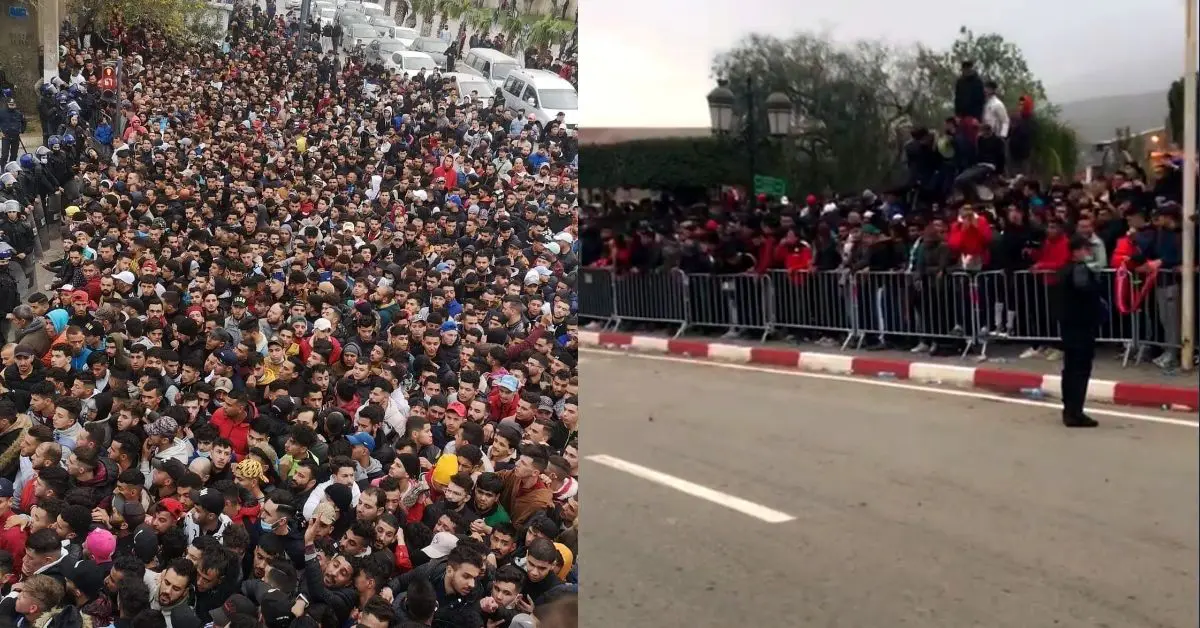 Vente billets Algérie-Cameroun : une foule de supporters envahit Blida