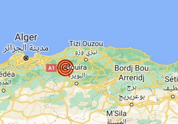 Tremblement de terre à Bouira : les secousses ressenties à Alger