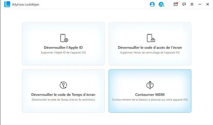 iMyFone LockWiper etape 1