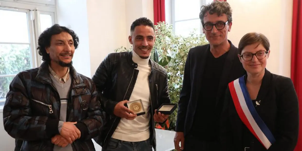 France : un jeune Algérien reçoit une médaille pour son courage