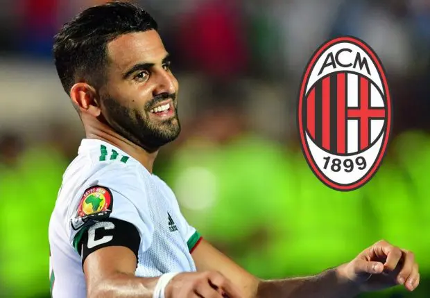 Transfert : Mahrez approché par le Milan AC