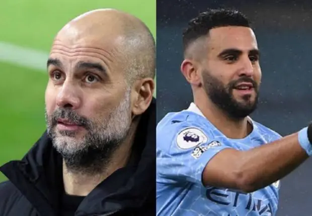 Manchester City : Guardiola élogieux envers Riyad Mahrez