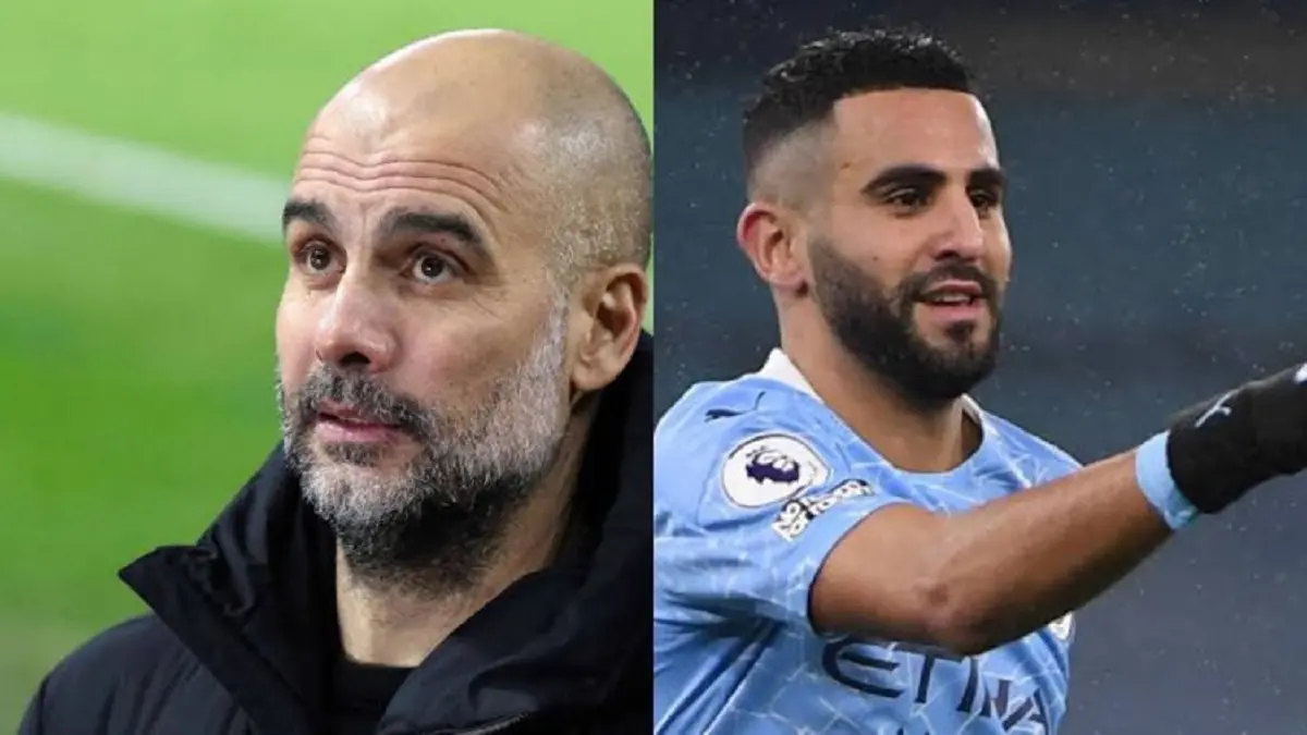 Manchester City : Guardiola élogieux envers Riyad Mahrez