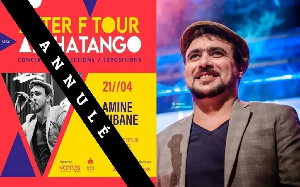 Le concert de Chibane annulé : indignation du chanteur