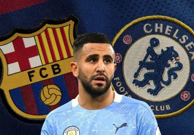 Transferts : le plan du Barça pour chiper Mahrez à Chelsea