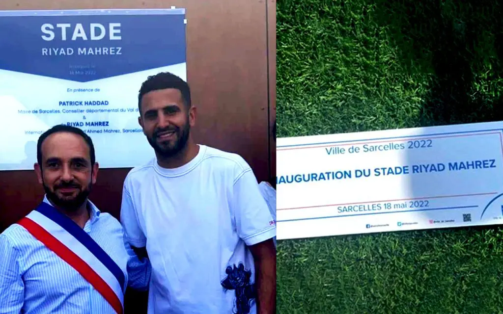 France : la ville de Sarcelles rend hommage à Riyad Mahrez