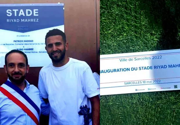 France : la ville de Sarcelles rend hommage à Riyad Mahrez