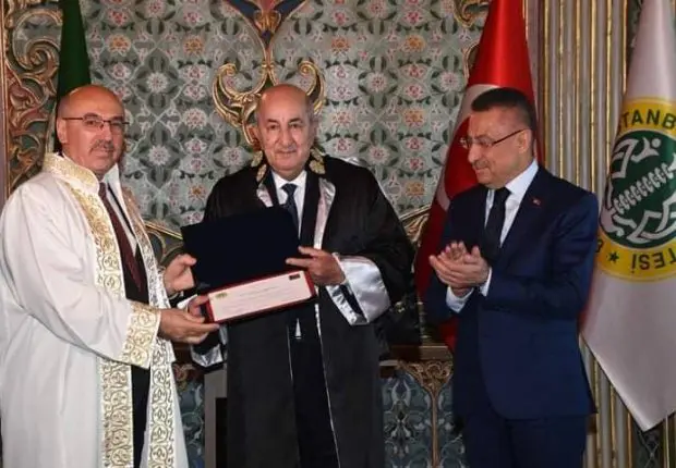 Tebboune honoré par l’université d’Istanbul