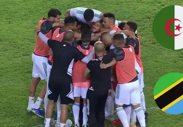 L&rsquo;Algérie écrase la Tanzanie : buts et résumé du match
