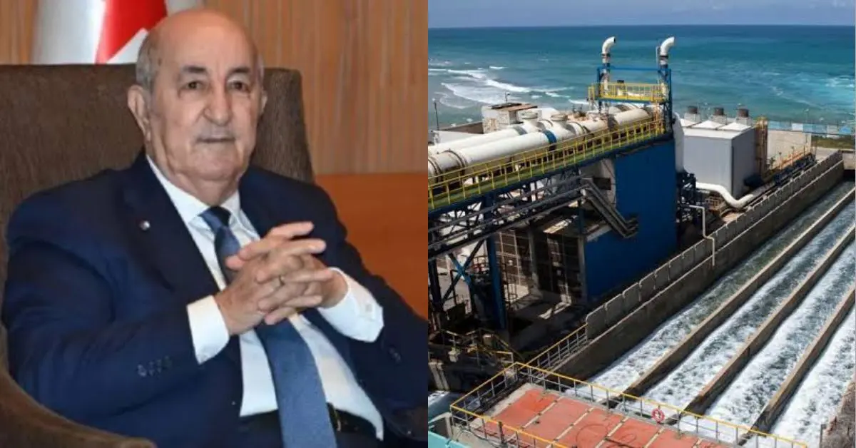 Crise de l’eau et station de dessalement : Tebboune fait le point