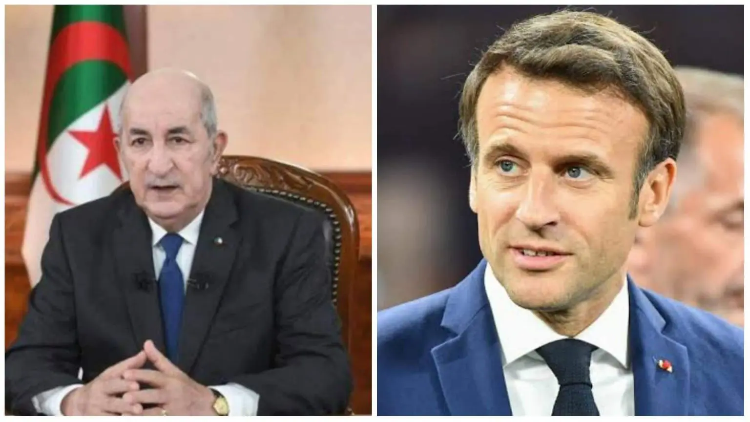 Entretien téléphonique entre Tebboune et Macron