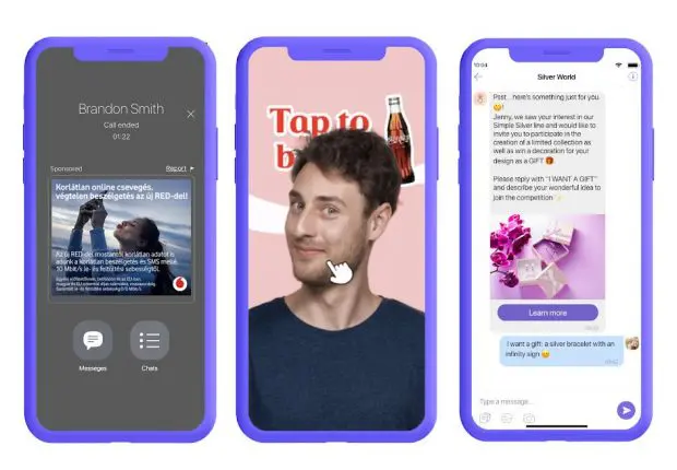 Connectez-vous avec votre public via une application de messagerie