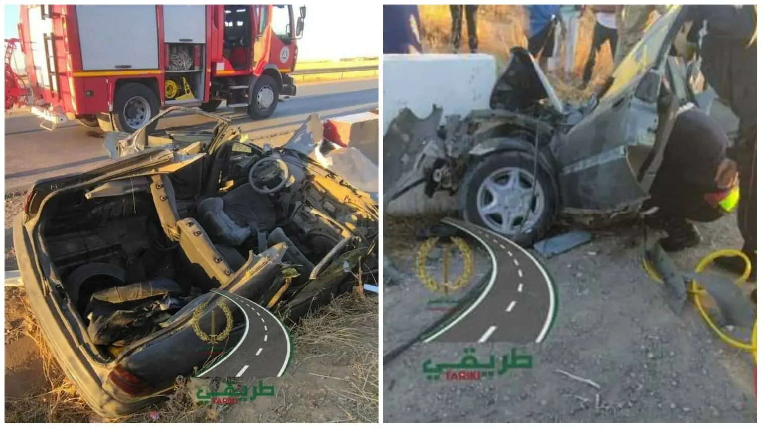 Tiaret : un terrible accident de la route fait 2 morts