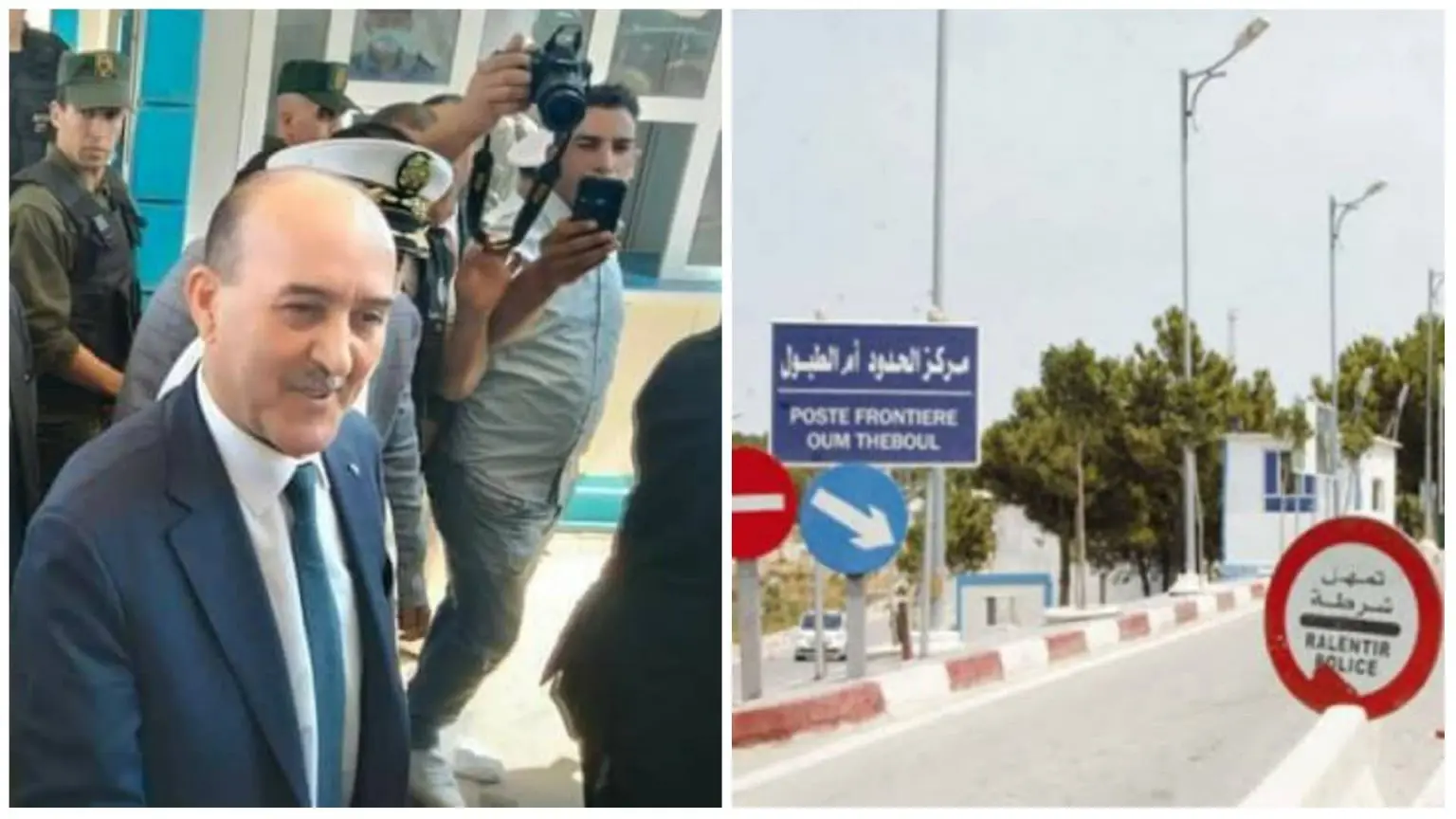 Réouverture frontières Algérie -Tunisie : feu vert depuis Oum Teboul